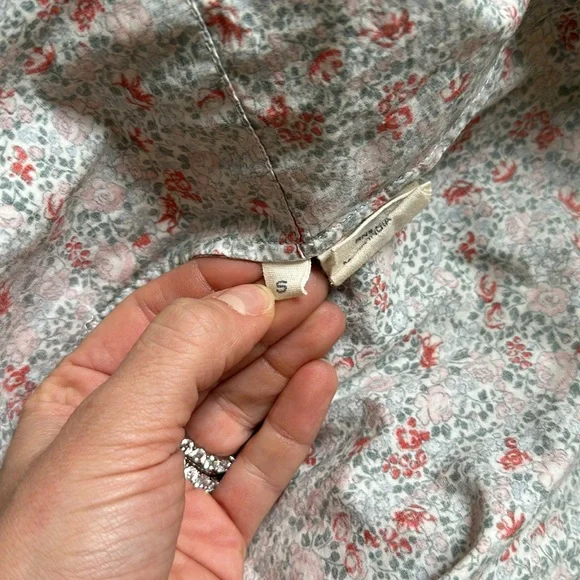 Doen Floral Mini Dress in Pink and Red - Picture 7 of 7